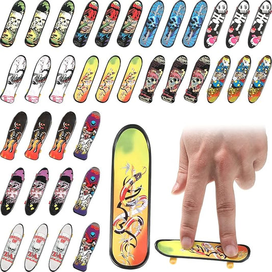 36 Pieces Mini Finger Skateboard Toy Skateboard Finger Boards