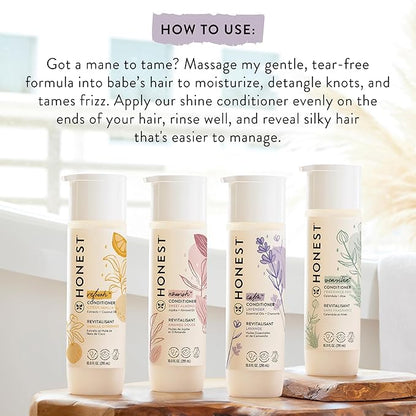 The Honest Company Silicone-Free Conditioner | Gentle for Baby 10 fl