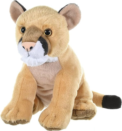 Wild Republic Mountain Lion Plush, Stuffed Animal, Plush Toy, Gifts for Kids, Cuddlekins 12 Inches