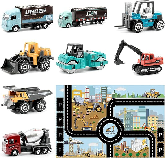 Alloy Small Construction Vehicle Toys Set Truck Toys Dump Truck
