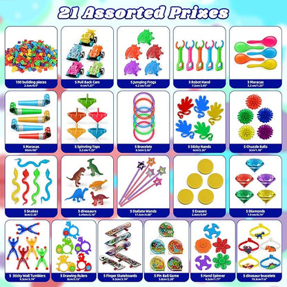 Amy&Benton 200PCS Little Toys for Kids School Prizes for Kids Toys Bulk Party Favors Gifts Treasure Box Toys
