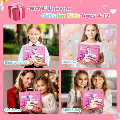 Art Supplies for Kids,66PCS Drawing Kits with Unicorn Storage Case for Girls Age 4-12,Art Case Coloring Sets,Crayon,Colored Pencils,Coloring Book Sketch Book Drawing Stuff,Gift Toys for Girls Age 5-10