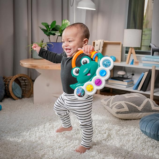 Baby Einstein Ocean Explorers Neptune?s Busy Bubbles Sensory Activity Toy, with Interactive Lights and Music 3+ Months