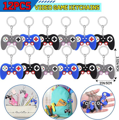Video Game Party Favors Gamer Birthday Party Supplies for Kids Non Woven Bags Bracelet Stamper Game on Gift Goodie Bag Fillers Boy Gaming Party Favors
