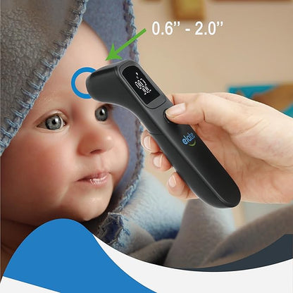 Elate Non-Contact Forehead Thermometer for Adults and Kids, No-Touch Digital Baby Thermometer for Infants/Newborns
