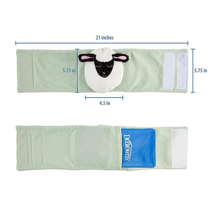 Dr. Brown's Infant Gripebelt Heated Belly Band, Soothe Baby's Tummy with Gentle Warmth and Compression 0m+