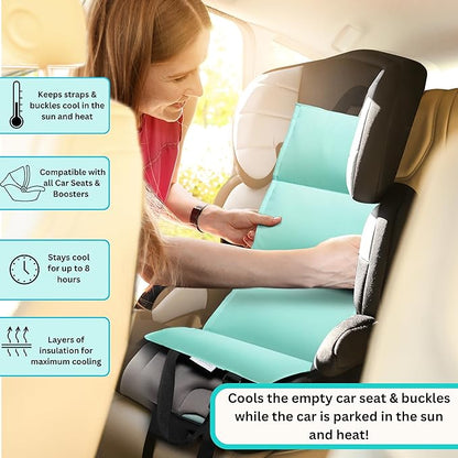 Car Seat Cooling Pad, Stroller Cooling Pad with Ice Pack for Babies Toddler and Kids, Sun and Heat Cover Protector for Summer Carseat Cooler Liner…
