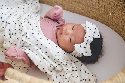 Copper Pearl Baby Bows: Stylish Headbands for Baby Girls, Premium Soft and Stretchy Baby Headbands