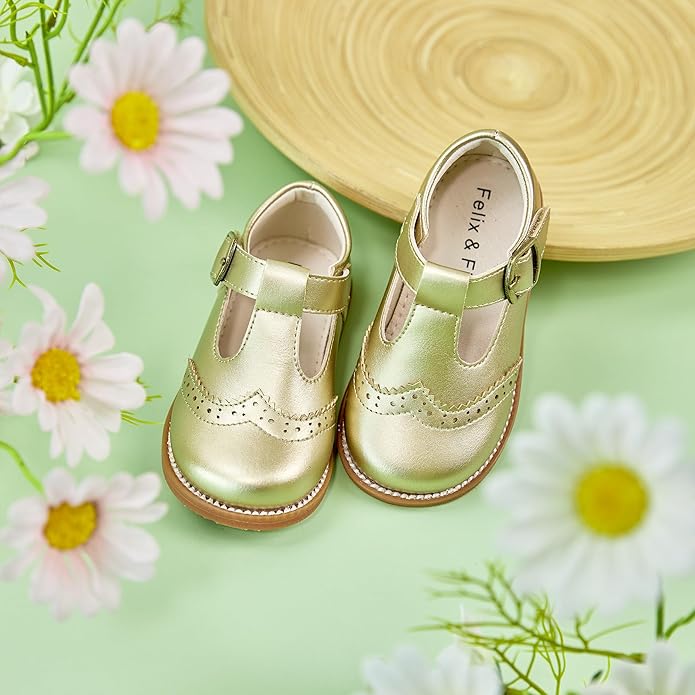 Felix & Flora Toddler Little Girl Mary Jane Dress Shoes