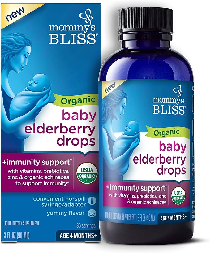 Mommy's Bliss Gripe Water Original 4 Fl Oz (Pack of 2) with 3 Fl 1)