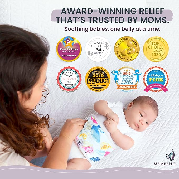 Baby Belly Band for Gas & Colic Baby Relief - Self Heating Belly Band Baby Belly Button Band Colic Band Tummy Wrap for Babies Colic Belt Baby Gas Wrap Colic Baby Relief Newborn