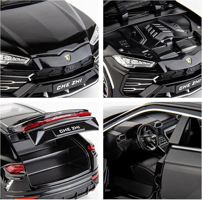 BDTCTK 1:24 Lambo Urus Car Model, Diecast Pull Back Car Toy car