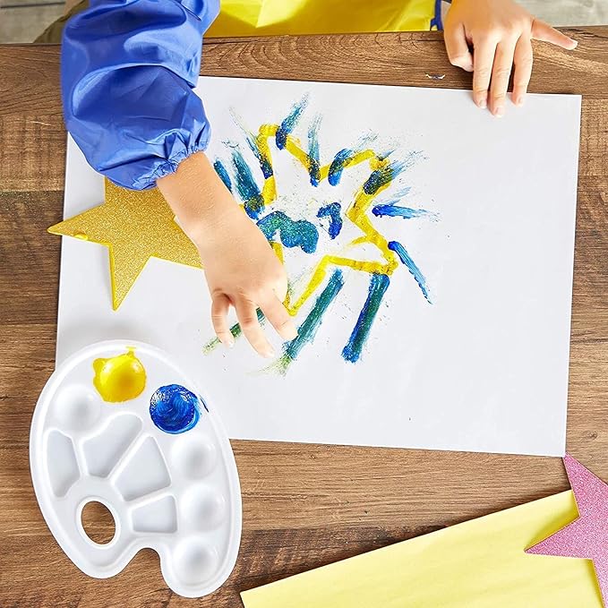 Bright Creations Finger Painting Paper Pad, Kids Art Supplies, 50 Sheets/Pad (17 x 12 in, 2 Pack)
