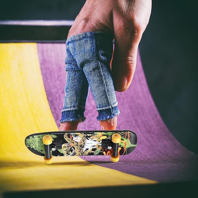 36 Pieces Mini Finger Skateboard Toy Skateboard Finger Boards