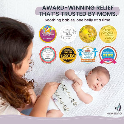 Baby Belly Band for Gas & Colic Baby Relief - Self Heating Belly Band Baby Belly Button Band Colic Band Tummy Wrap for Babies Colic Belt Baby Gas Wrap Colic Baby Relief Newborn