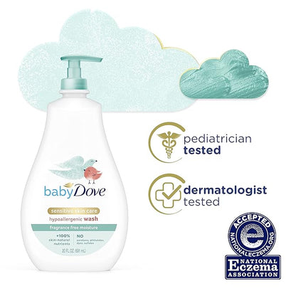 Baby Dove Sensitive Skin Care Baby Wash For Baby Bath 20 oz