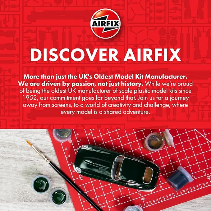 Airfix Ship Model Kit Vintage Classics - A04208V HMS Ark Royal, Plastic Watercraft Model Kits for Adults & Kids Ages 8+, Skill Level 3, 1:600 Scale WW2 Warship Models, Miniature Battleship Navy Gifts