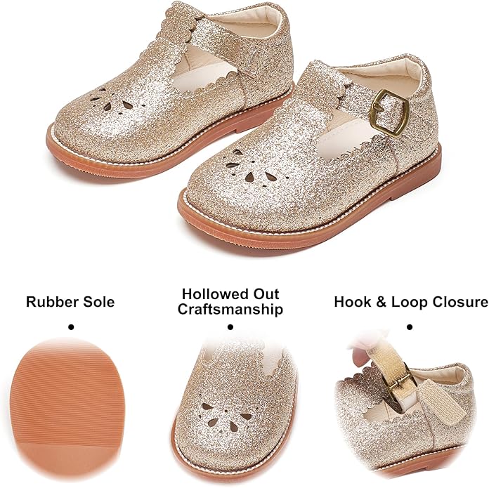 Felix & Flora Toddler Little Girl Mary Jane Dress Shoes