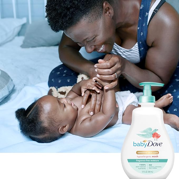 Baby Dove Sensitive Skin Care Baby Wash For Baby Bath 13 oz