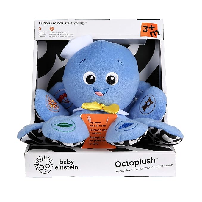 Baby Einstein Opus Sea of Senses Infant Toys Gift Set 3 Pieces, 3 Months