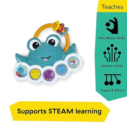 Baby Einstein Ocean Explorers Neptune?s Busy Bubbles Sensory Activity Toy, with Interactive Lights and Music 3+ Months