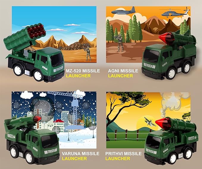 TOYZONE Friction Powered Mini Truck Series | BPA Free