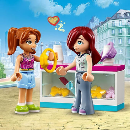 LEGO 42608 Friends Mini-Boutique, 2 Spielfiguren, modische Accessoires
