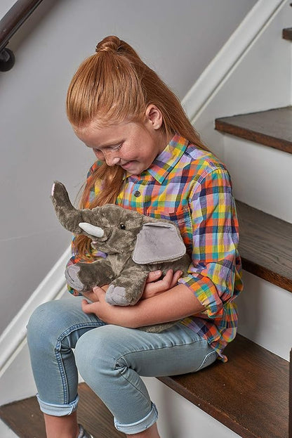 Wild Republic Elephant Stuffed Animal, Plush Toy, Gifts for Kids, Cuddlekins 12"