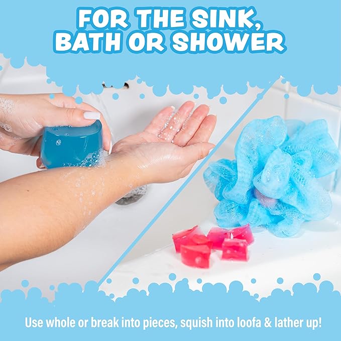 Tub Works® Jiggly Jelly Soap Kids Soap Bath Toy, 6 Pack | Wobbly
