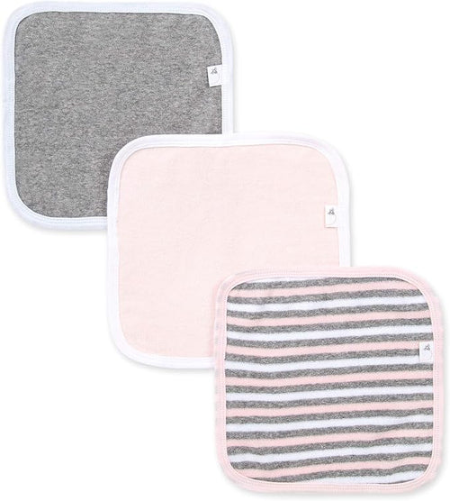 Burt's Bees Baby Infant Washcloths, 100% Organic Cotton 3 Pack