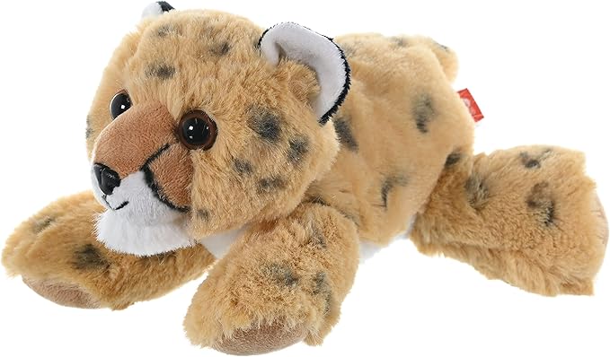 Wild Republic Cheetah Pup Plush, Stuffed Animal, Plush Toy, Gifts for Kids, Hug’Ems 7
