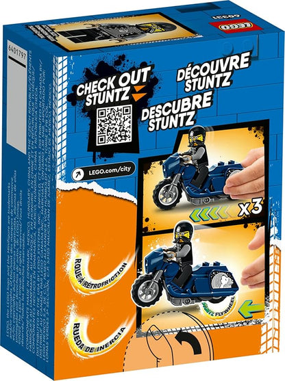 LEGO City Stuntz Touring Stunt Bike 60331 Building Toy Set; Flywheel-Powered Bike for Boys, Girls, and Kids Ages 5+ (10 Pieces)