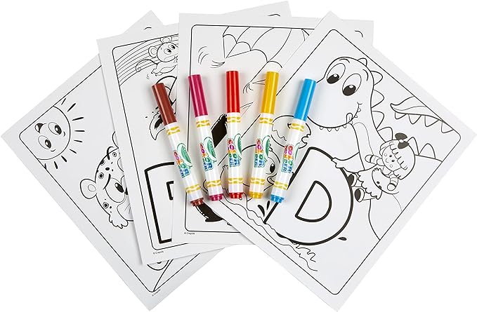 Crayola Color Wonder Alpha Pets, Mess Free Coloring for Toddlers, Alphabet Coloring Pages, Toddler Activity, Gift for Kids, Ages 3+ [Amazon Exclusive]