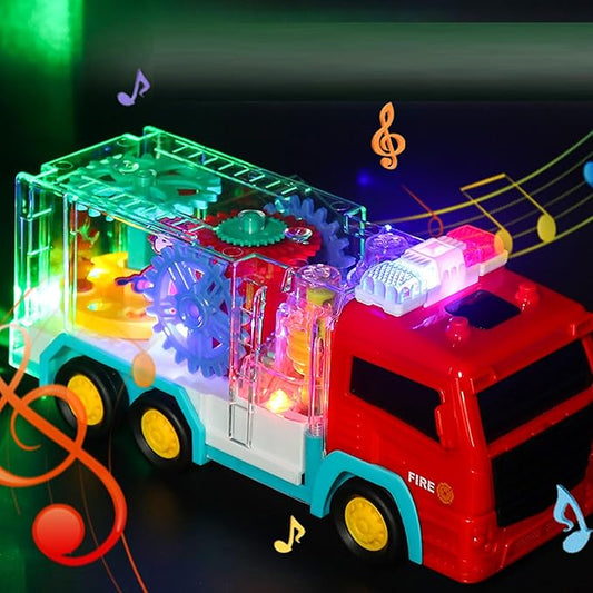 RISEWRD Transparent Trains Toy - Fun and Interactive Electric Trains Toy for Kids