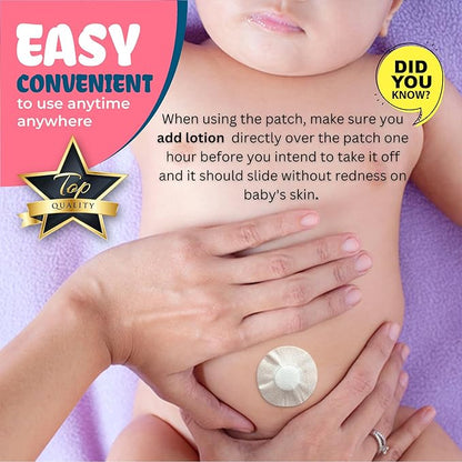 Patented-Baby Belly Button Shaper Plug- Baby Belly Band - Hernia Belt
