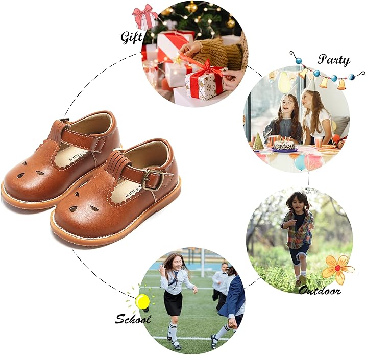 Felix & Flora Toddler Little Girl Mary Jane Dress Shoes