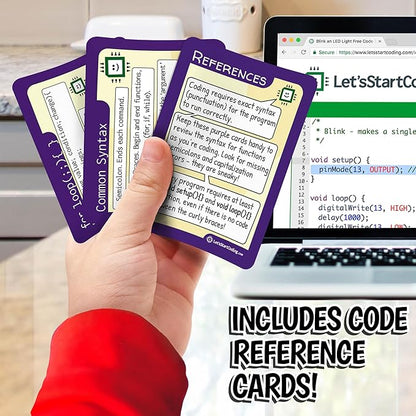 Code Car Kids Coding Toy for Kids 8-12+ and Teens. Learn Block & Typed C++ Coding with Hands-On Electronics & 40+ Projects Including Custom Siren, Honk The Horn, and Reverse Alarm.