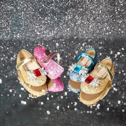 Felix & Flora Girls Toddler Little Ballet Shoes - Flower