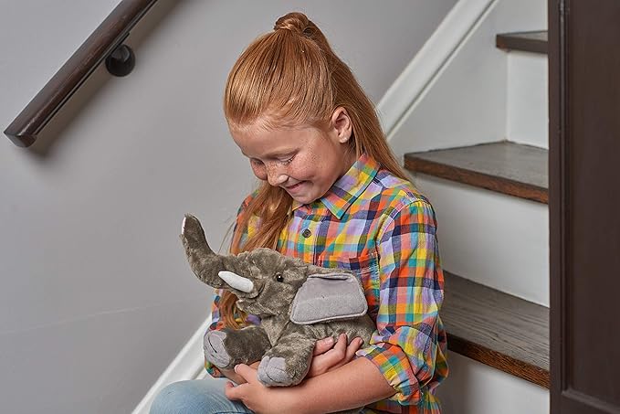 Wild Republic Elephant Stuffed Animal, Plush Toy, Gifts for Kids, Cuddlekins 12"