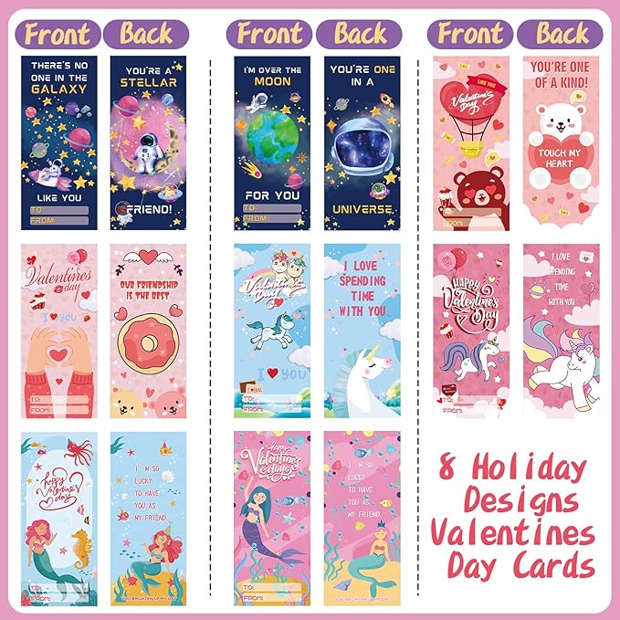 Valentines Day Gifts for Kids 36 PCS Valentines Cards Classroom with Painting Craft Kit Paint with Water Colors Book for Toddlers Boys Girls Valentine Exchange Gift Shool Prizes Classroom Party Favors
