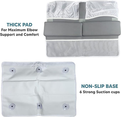 Baby Bath Kneeler & Elbow Rest Set | Thick Non-Slip Cushion Bath Kneeling Pad