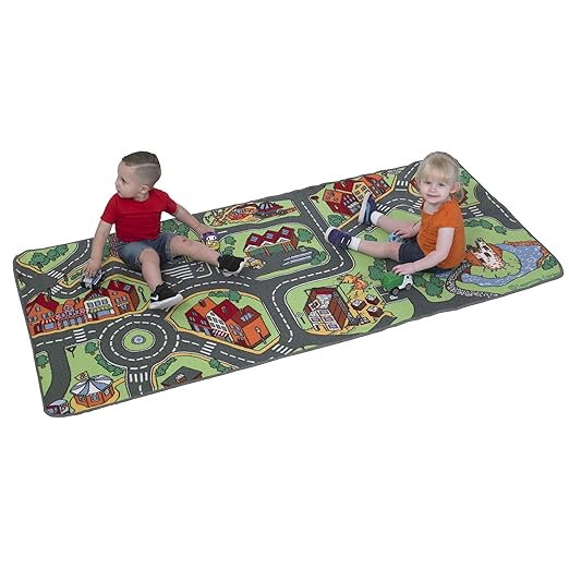 Children’s Factory, Learning Carpets My Neighborhood Play Carpet 79x36, LC144,