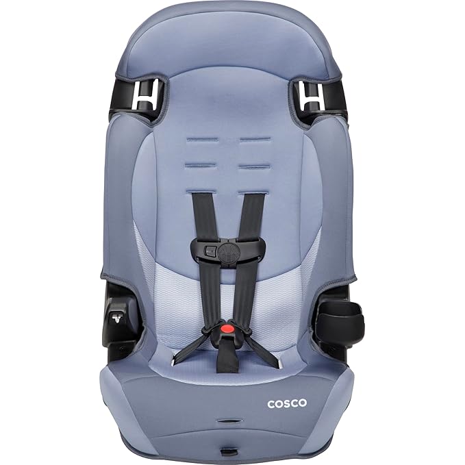 Cosco Kids Finale DX 2-in-1 Booster Car Seat, Forward Facing Toddler Car Seat (30-65 lbs) and Belt Positioning High Back Booster Seat (40-100 lbs), Organic Waves