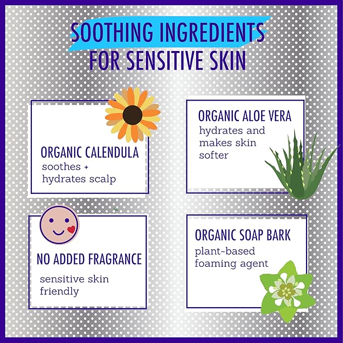 California Kids Super Sensitive Unscented Shampoo and Bodywash | 100% Plant-Based 251 mL 8.5 fl.