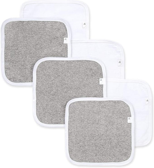 Burt's Bees Baby Infant Washcloths, 100% Organic Cotton 6 Pack