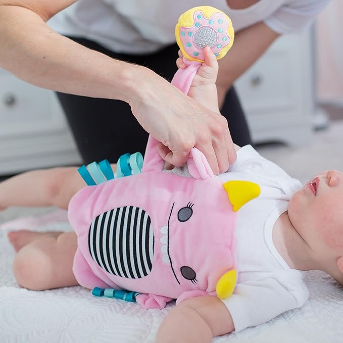 Dr. Brown's Gripebelt Heated Belly Band, Soothe Baby's Tummy with Gentle Warmth and Compression 3m+, Pink