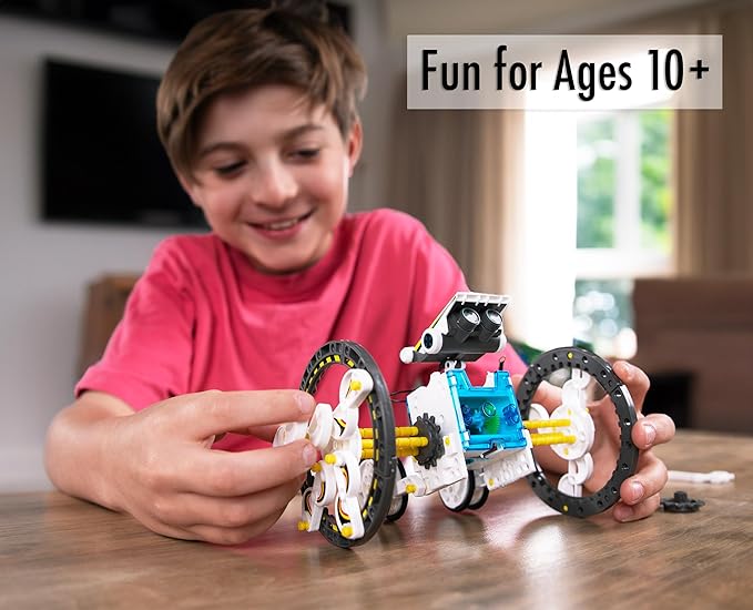 Teach Tech SolarBot.14, Transforming Solar Robot Kit, STEM Learning Toys for Kids 10+