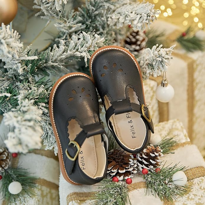 Felix & Flora Toddler Little Girl Mary Jane Dress Shoes
