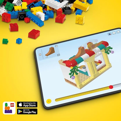 LEGO Classic Creative Party Box Bricks Set 11029, Family Games to Play Together, Includes 12 Mini-Build Toys: Teddy Bear, Clown, Unicorn, Fun for All Ages 5 Plus