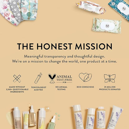 The Honest Company Babe's First Mess Gift Set | Fragrance Free Newborn Essentials 99% Water